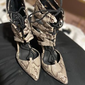 Steve Madden Snakeskin Pumps